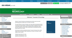 Desktop Screenshot of edoriumjournalofneurology.com